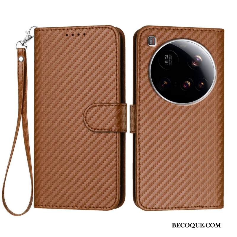 Kotelot Xiaomi 15 Ultra Puhelinkuoret Teksturoitu Hiilikuitu