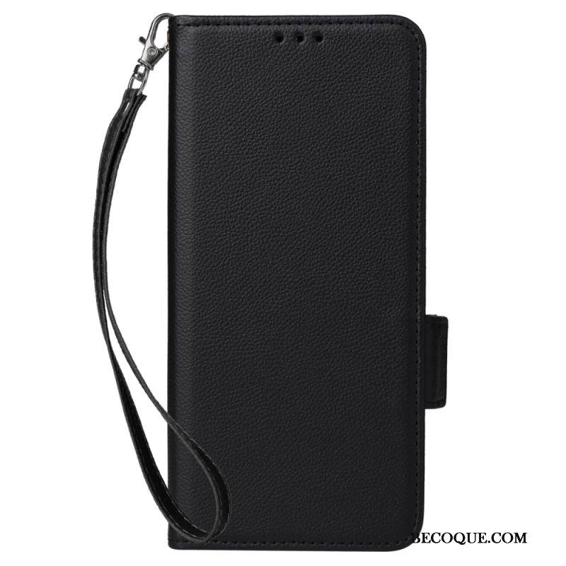 Kotelot Xiaomi 15t Keinonahkaa Hihnalla