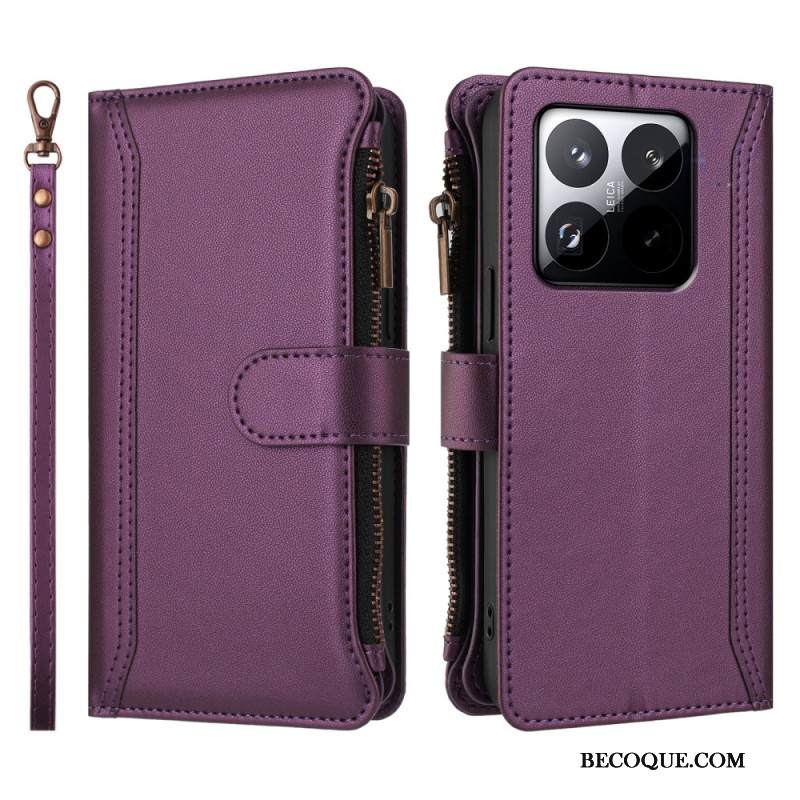 Kotelot Xiaomi 15t Lompakko Hihnalla