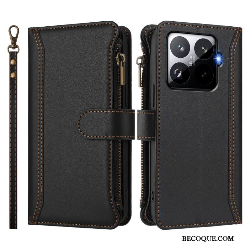 Kotelot Xiaomi 15t Pro Hihnallinen Lompakko