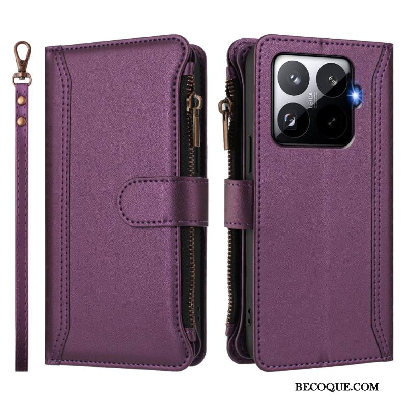 Kotelot Xiaomi 15t Pro Hihnallinen Lompakko