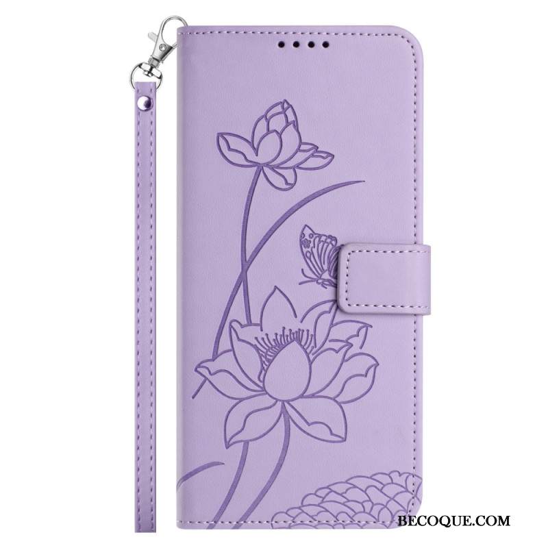 Kotelot Xiaomi 15t Pro Kukkakuvio Hihnalla