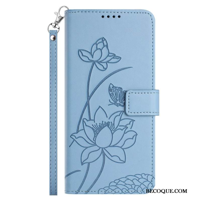 Kotelot Xiaomi 15t Pro Kukkakuvio Hihnalla