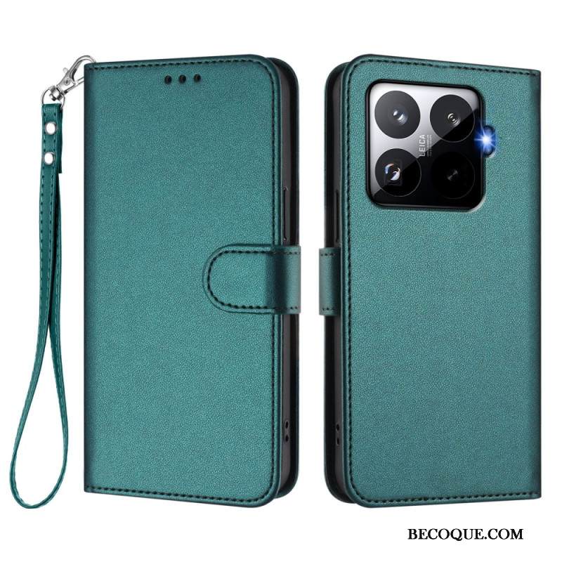 Kotelot Xiaomi 15t Pro Puhelinkuoret Magsafe Nahkaefekti Hihnalla