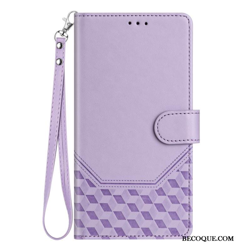 Kotelot Xiaomi 15t Pro Puhelinkuoret Reunus Timanttikuviolla Ja Nauhalla