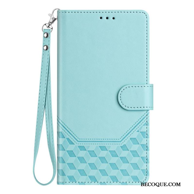 Kotelot Xiaomi 15t Pro Puhelinkuoret Reunus Timanttikuviolla Ja Nauhalla