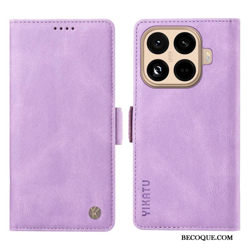 Kotelot Xiaomi 15t Pro Puhelinkuoret Yikatu Nahkaefekti