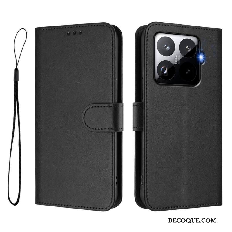 Kotelot Xiaomi 15t Pro Rfid-suojattu Nahkakuvioinen Suojakuori