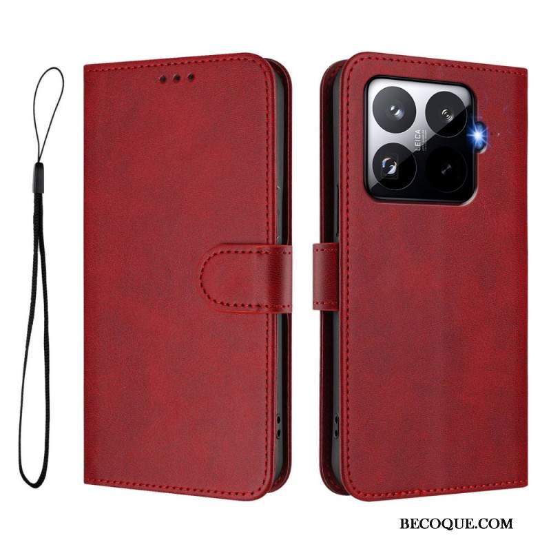 Kotelot Xiaomi 15t Pro Rfid-suojattu Nahkakuvioinen Suojakuori