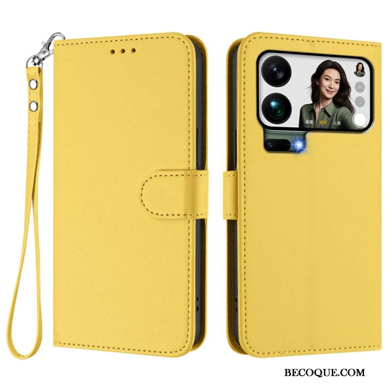 Kotelot Xiaomi 17 Pro Max Keinonahka Hihnalla