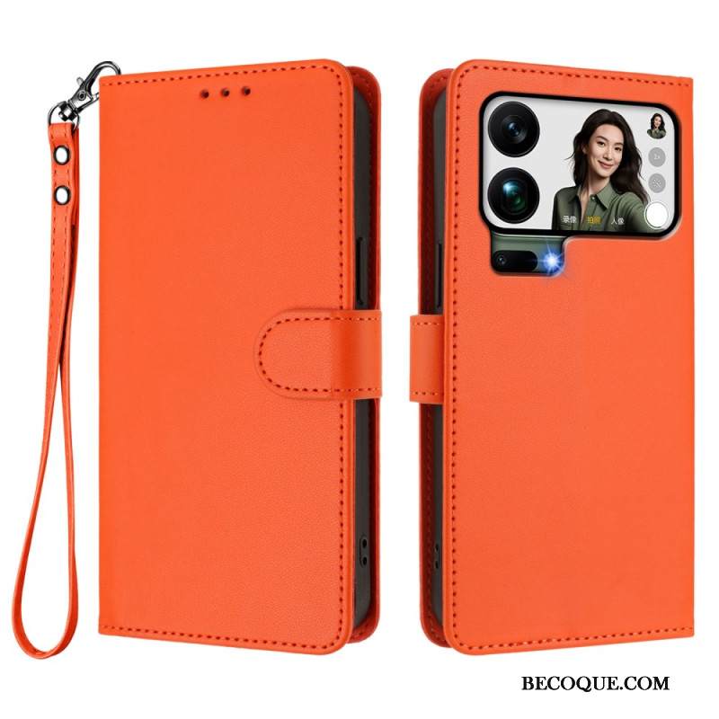 Kotelot Xiaomi 17 Pro Max Keinonahka Hihnalla