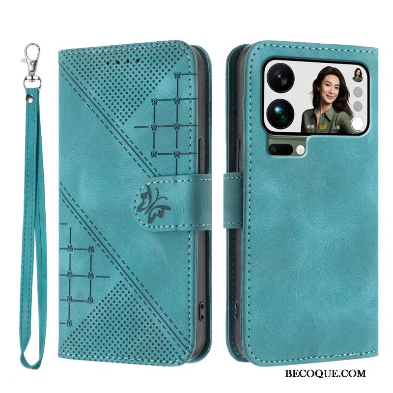 Kotelot Xiaomi 17 Pro Max Perhos- Ja Geometrinen Kuvio