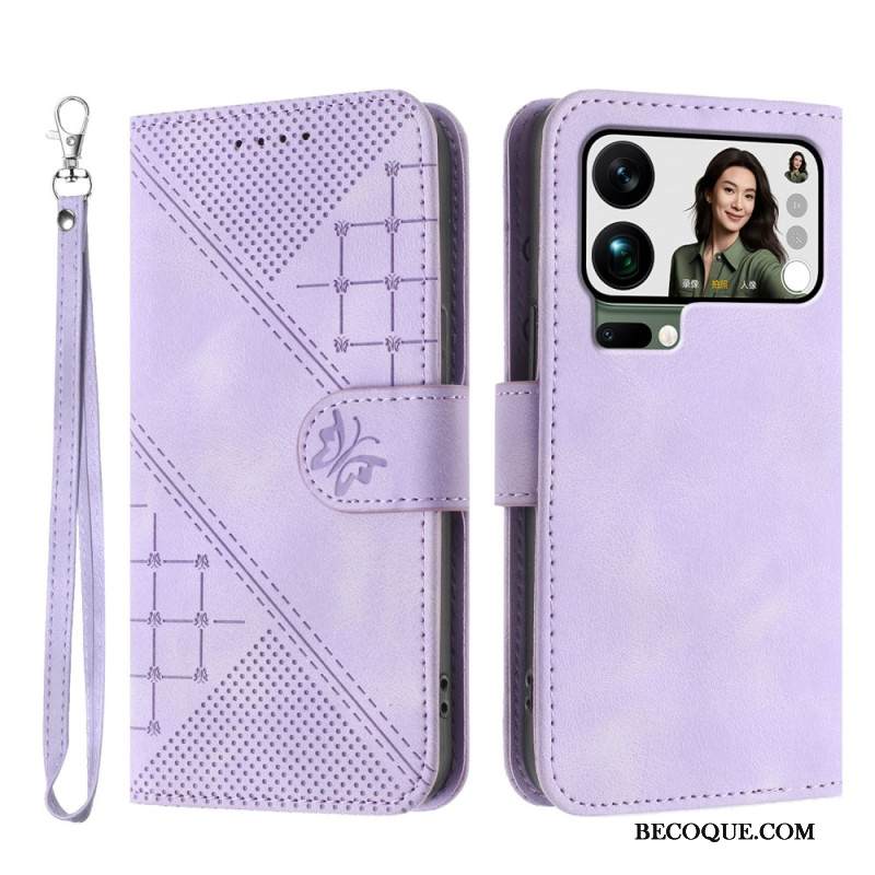 Kotelot Xiaomi 17 Pro Max Perhos- Ja Geometrinen Kuvio