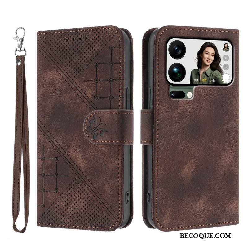 Kotelot Xiaomi 17 Pro Max Perhos- Ja Geometrinen Kuvio