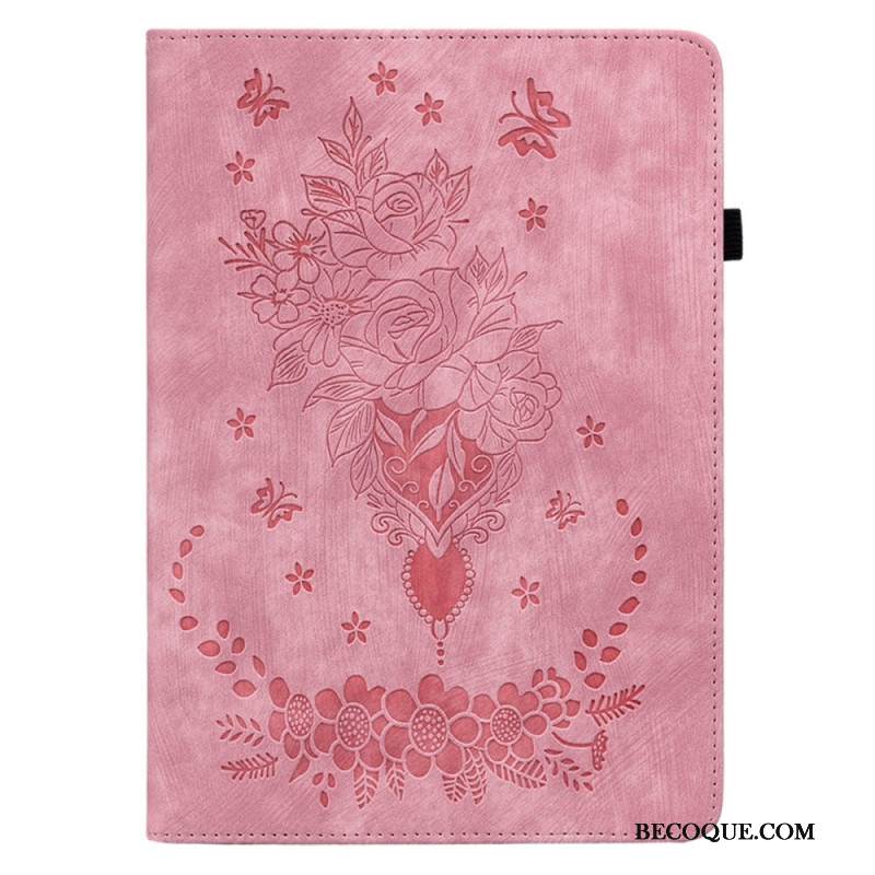 Kotelot Xiaomi Pad 6 Pro Vaaleanpunainen Nahkaefekti