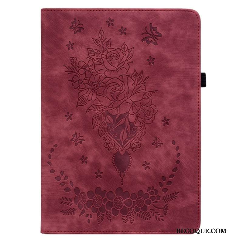 Kotelot Xiaomi Pad 6 Pro Vaaleanpunainen Nahkaefekti