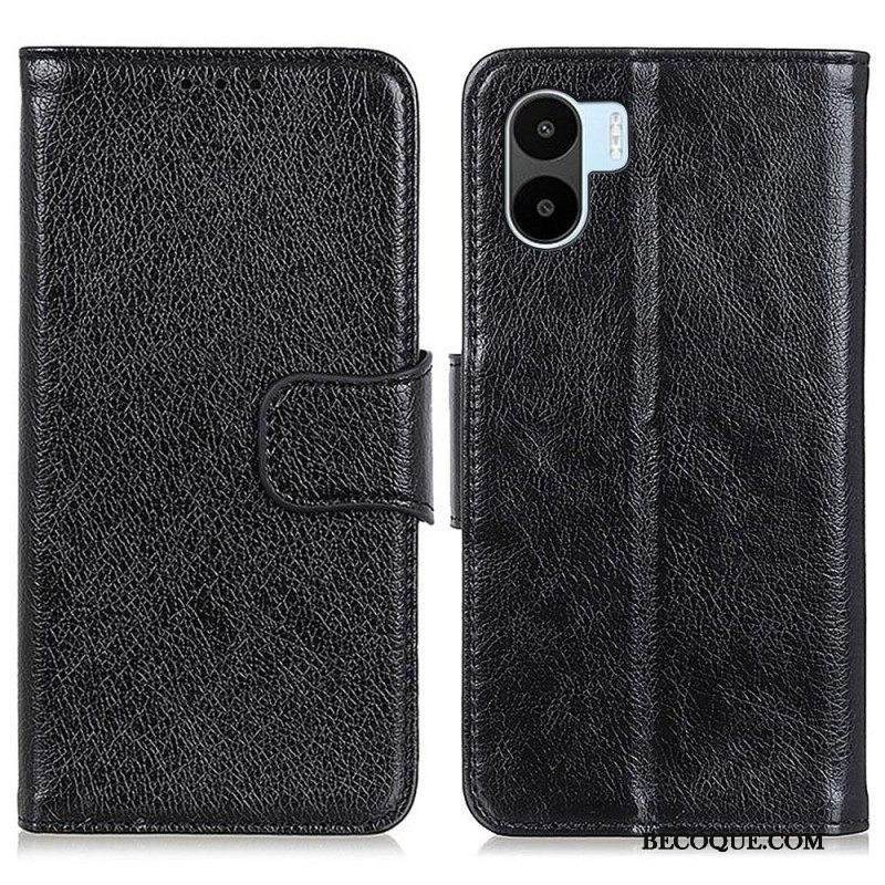 Kotelot Xiaomi Redmi A1 Halkaistu Nappan Nahka