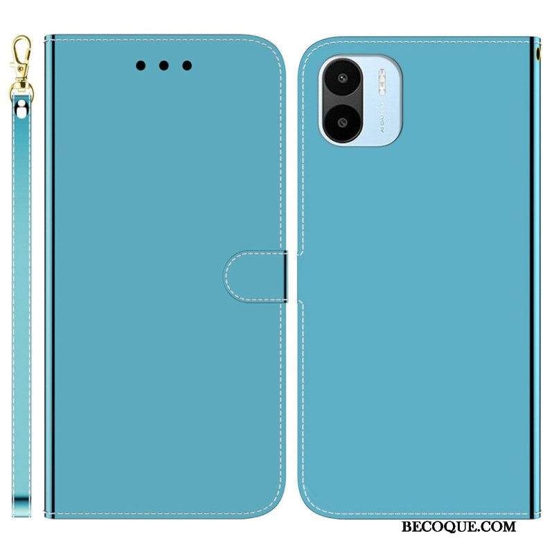 Kotelot Xiaomi Redmi A1 Keinopeilinahka Hihnalla