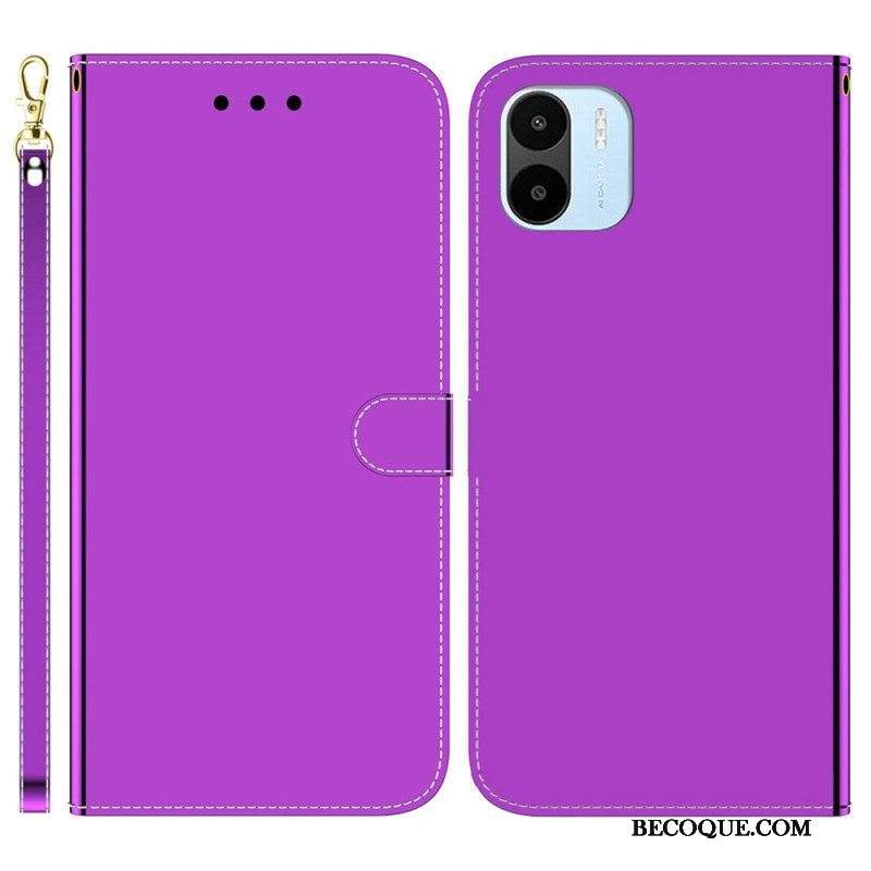 Kotelot Xiaomi Redmi A1 Keinopeilinahka Hihnalla