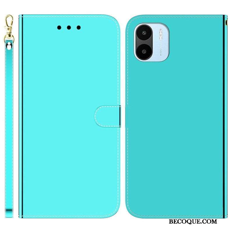 Kotelot Xiaomi Redmi A1 Keinopeilinahka Hihnalla