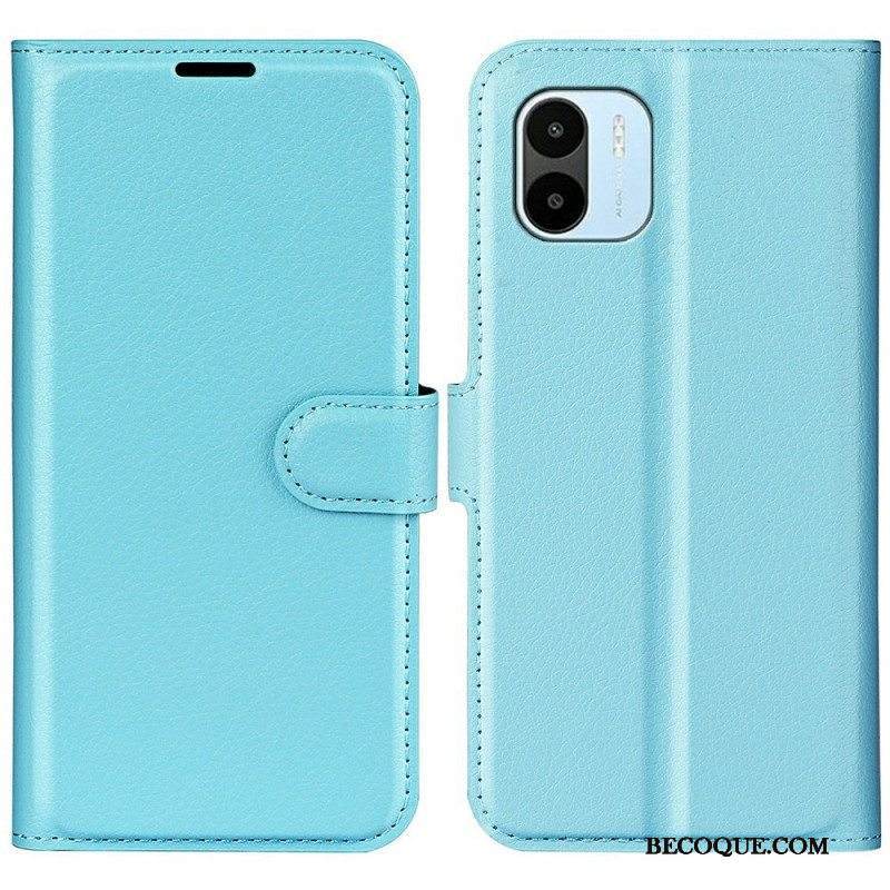 Kotelot Xiaomi Redmi A1 Klassinen Litsi-nahkaefekti