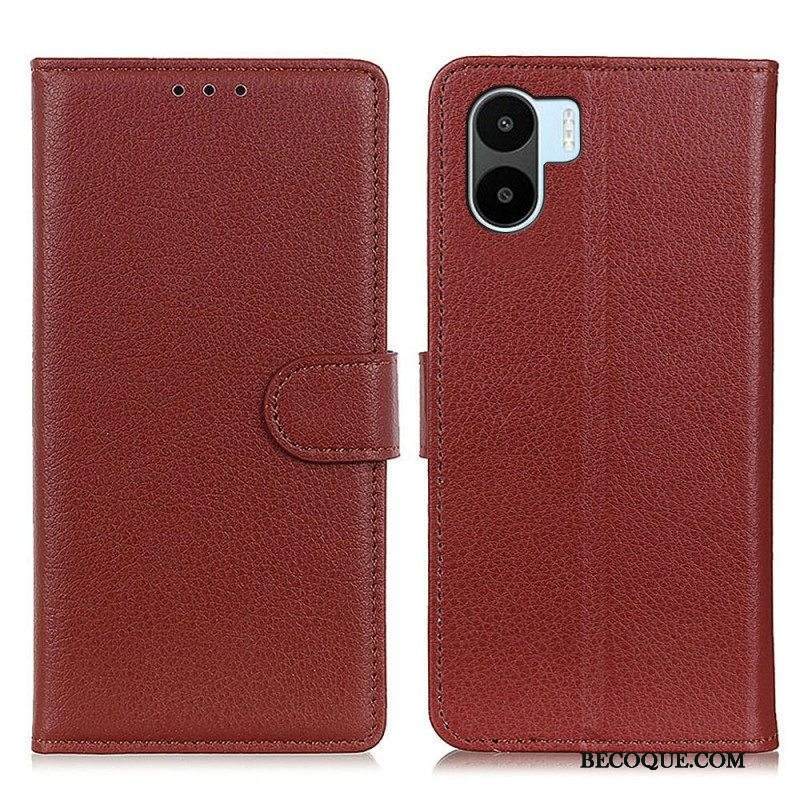 Kotelot Xiaomi Redmi A1 Litsi Tekonahkaa