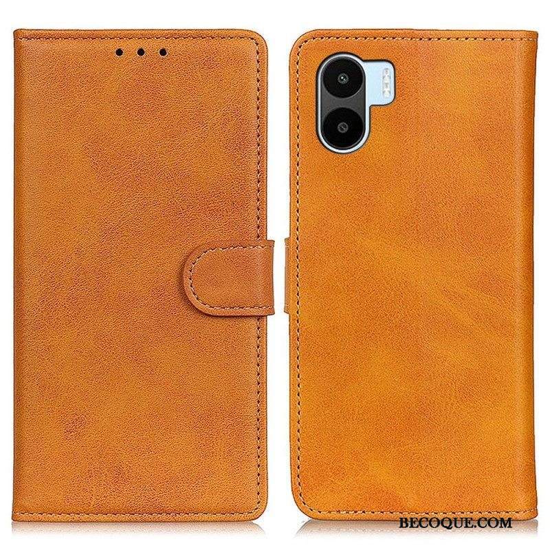 Kotelot Xiaomi Redmi A1 Matta Retro-nahkaefekti