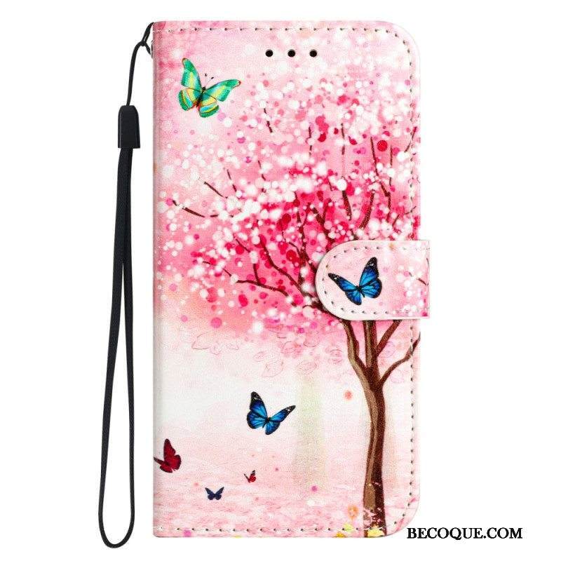 Kotelot Xiaomi Redmi A1 Suojaketju Kuori Perhosia Lennossa Hihnalla