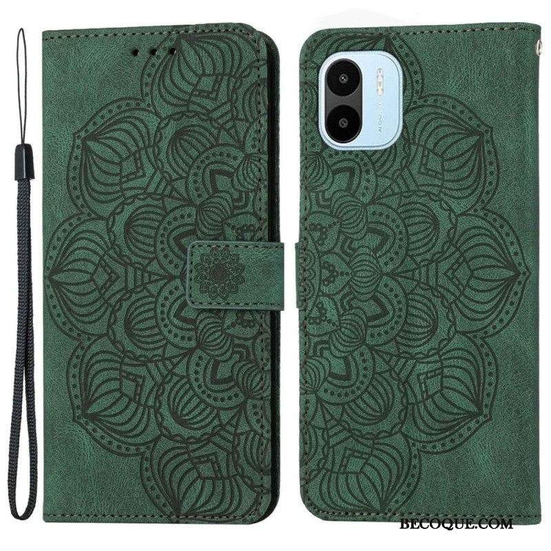 Kotelot Xiaomi Redmi A1 Suojaketju Kuori Strappy Mandala