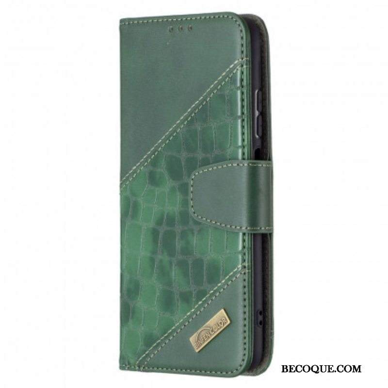 Kotelot Xiaomi Redmi Note 10 / 10S Klassinen Krokotiilin Ihoefekti