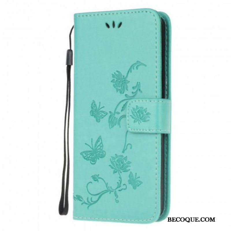 Kotelot Xiaomi Redmi Note 10 / 10S Perhosia Ja Kukkia