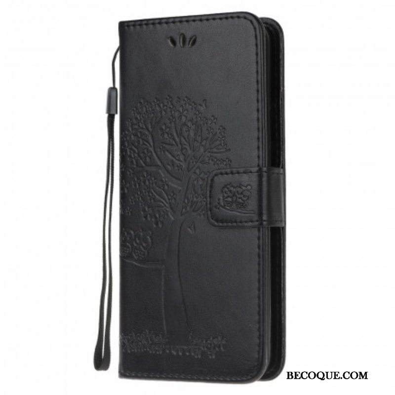 Kotelot Xiaomi Redmi Note 10 / 10S Suojaketju Kuori Tangapuu Ja Pöllöt