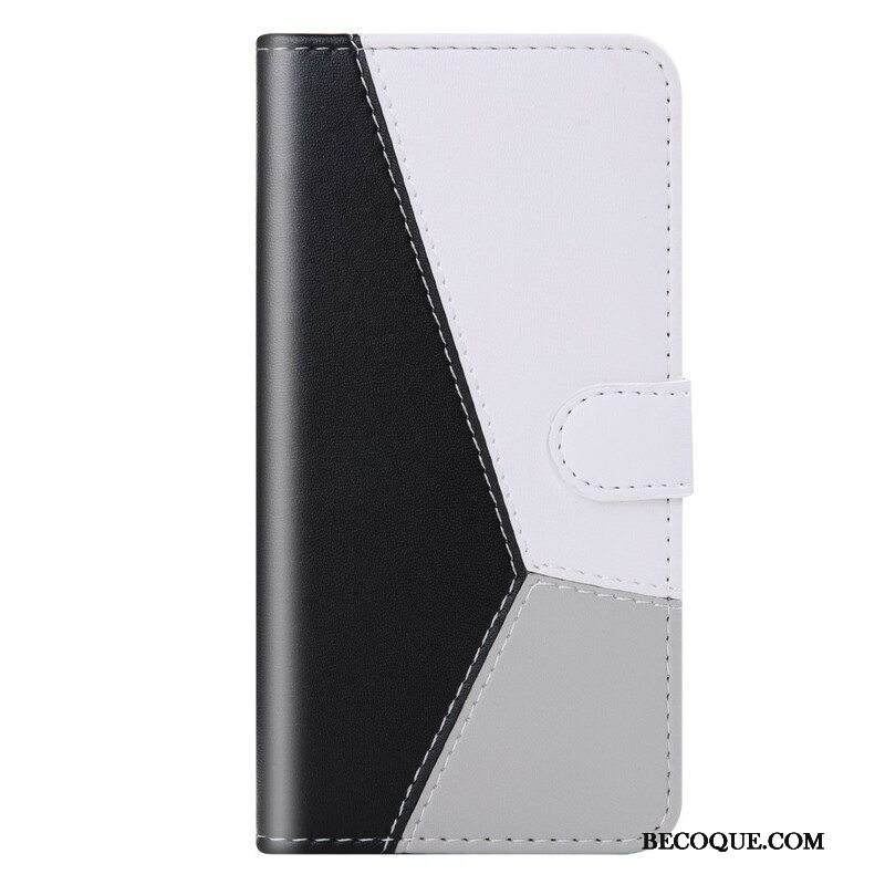 Kotelot Xiaomi Redmi Note 10 / 10S Tricolor Leather Effect