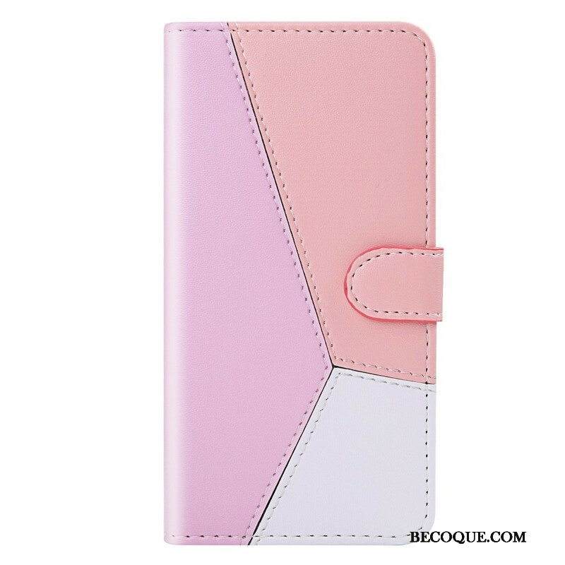 Kotelot Xiaomi Redmi Note 10 / 10S Tricolor Leather Effect