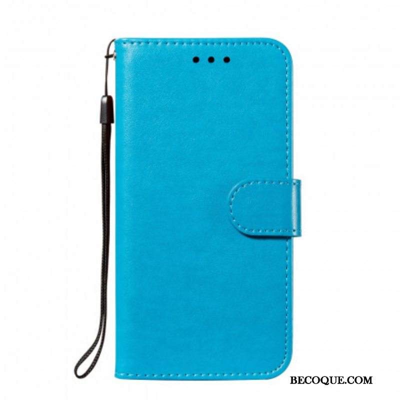 Kotelot Xiaomi Redmi Note 10 / 10S Yksivärinen Nahkatyyli