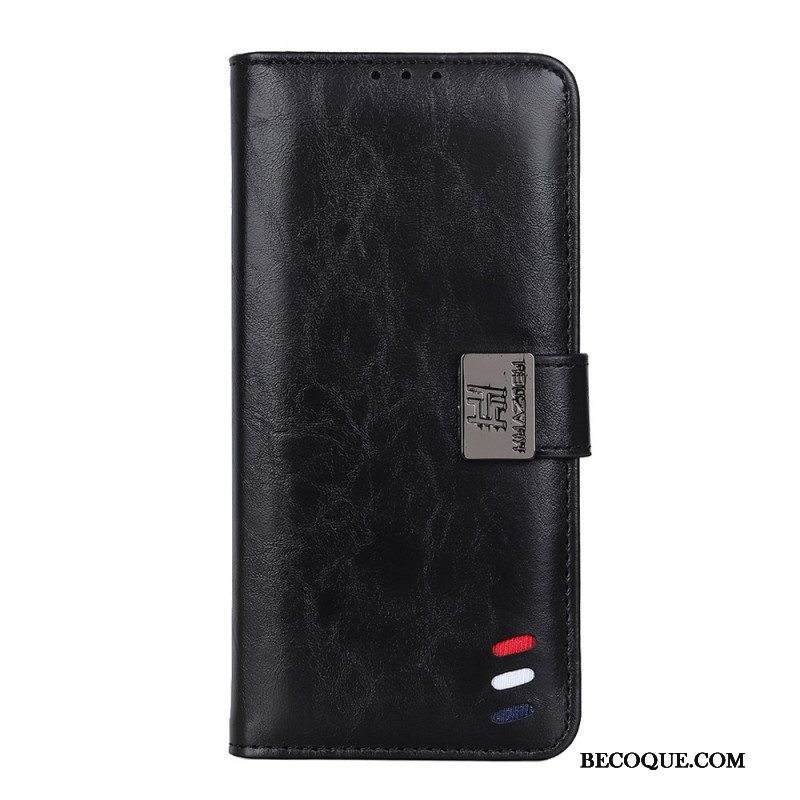 Kotelot Xiaomi Redmi Note 11 / 11S Biisonin Nahkaefekti