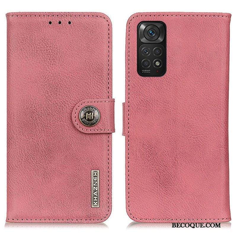 Kotelot Xiaomi Redmi Note 11 / 11S Keinonahka Khazneh