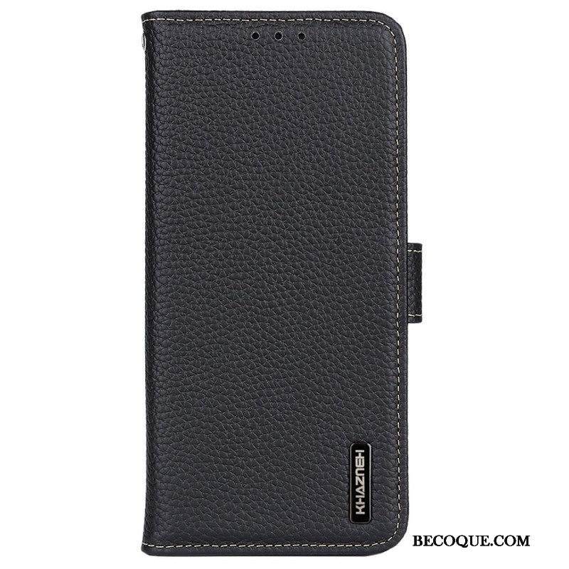 Kotelot Xiaomi Redmi Note 11 / 11S Khazneh Litsi Nahka