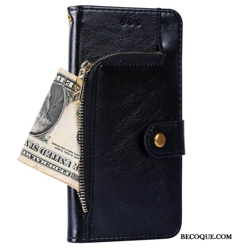 Kotelot Xiaomi Redmi Note 11 Pro / 11 Pro 5G Edessä Kolikkolaukku Ja Kaulanauha