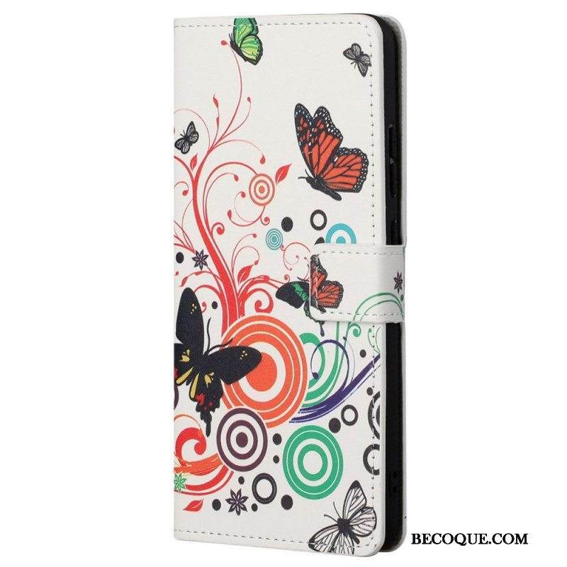 Kotelot Xiaomi Redmi Note 11 Pro / 11 Pro 5G Perhosia Ja Kukkia