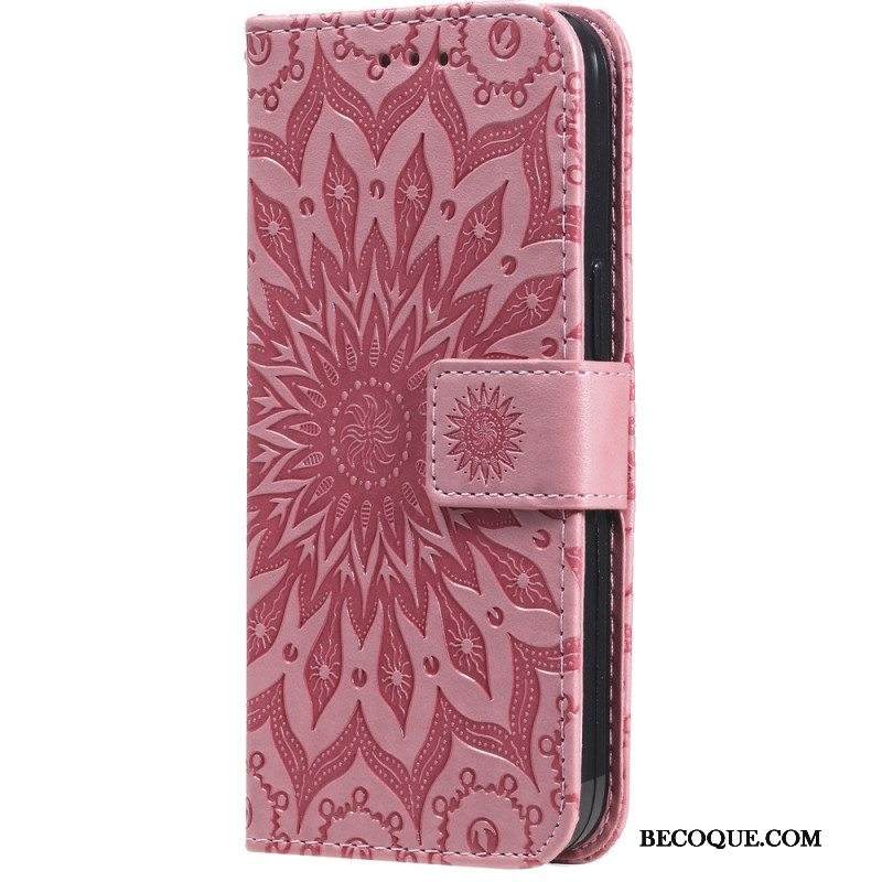 Kotelot Xiaomi Redmi Note 12 5G Aurinko Kaulanauhan Kanssa