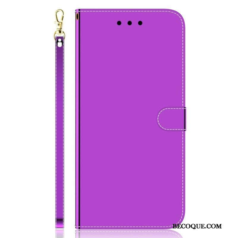 Kotelot Xiaomi Redmi Note 12 5G Keinopeilinahka Hihnalla