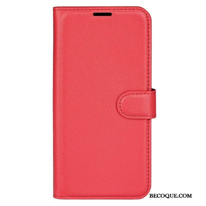 Kotelot Xiaomi Redmi Note 12 5G Klassinen Litsi-nahkaefekti