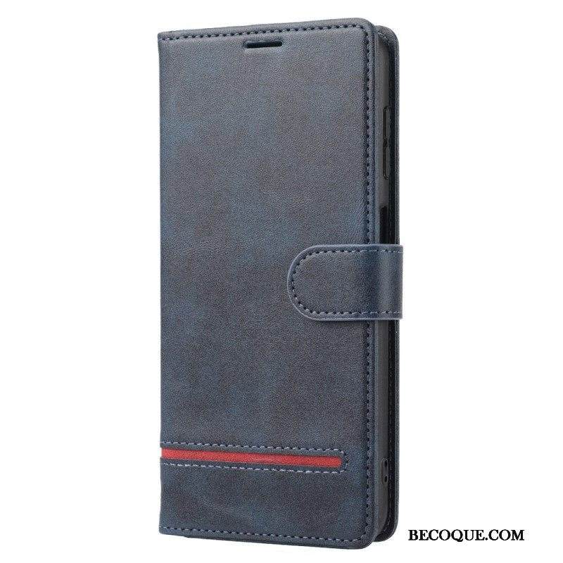 Kotelot Xiaomi Redmi Note 12 5G Line Leather Effect