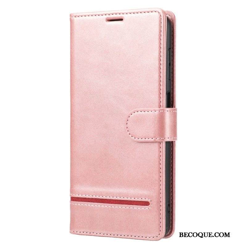 Kotelot Xiaomi Redmi Note 12 5G Line Leather Effect