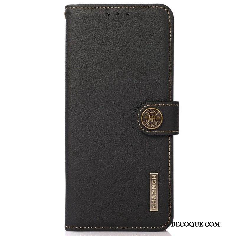 Kotelot Xiaomi Redmi Note 12 Pro Khazneh Rfid Aitoa Nahkaa