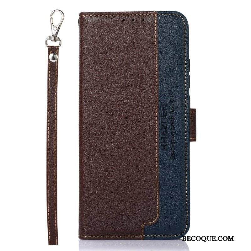 Kotelot Xiaomi Redmi Note 12 Pro Litsi Style Rfid Khazneh