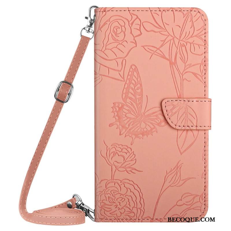 Kotelot Xiaomi Redmi Note 14 4g Perhoskuvioinen Olkahihna Suojakuori