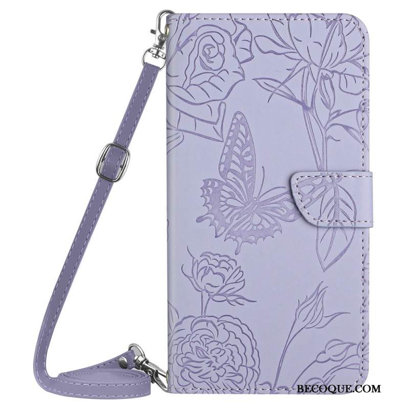 Kotelot Xiaomi Redmi Note 14 4g Perhoskuvioinen Olkahihna Suojakuori