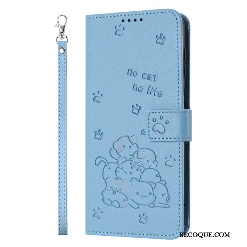 Kotelot Xiaomi Redmi Note 14 4g Pienet Kissat Hihnalla Suojakuori